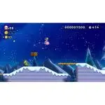 Personnages de Super Mario Bros U Deluxe avec Mario, Luigi et Toad sur Nintendo Switch.
