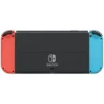 Joy-Con bleu et rouge détachés de la console en mode sur table.
