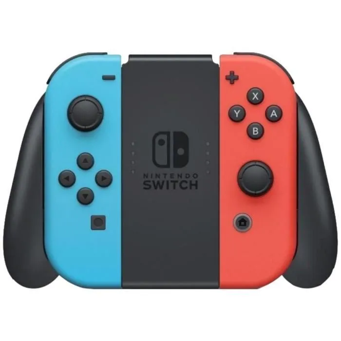 Nintendo Switch OLED avec plusieurs jeux affichés sur l’écran.