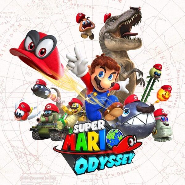 Super Mario Odyssey - Mario et Cappy en action