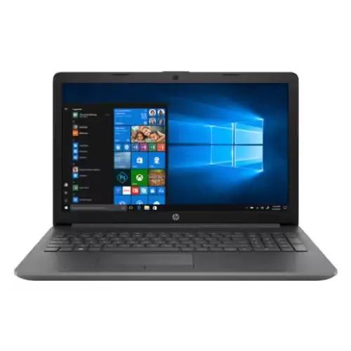 Ordinateur portable HP Notebook 15 avec écran 15,6 pouces affichant une interface moderne.