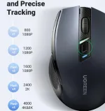 Souris Ugreen avec son récepteur USB 2.4GHz