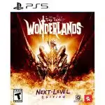 Illustration épique de Tiny Tina’s Wonderlands Next Level Edition pour PS5 montrant des personnages en action dans un monde fantastique.