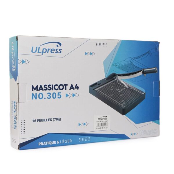 Massicot ULPRESS N305 en fonctionnement