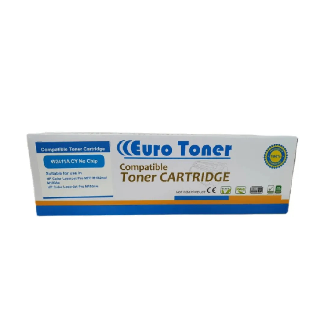 Toner EURO W2411A CY cyan compatible HP Toner EURO W2411A CY cyan compatible HP – Impression de haute qualité avec un rendement élevé.