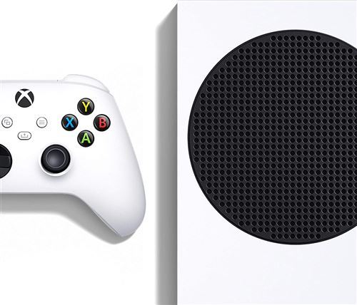 Gros plan de la manette Xbox blanche ergonomique