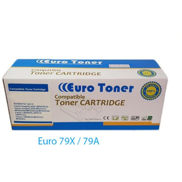 Cartouche d’encre EURO TONER CF279A Compatible HP - Vue de face