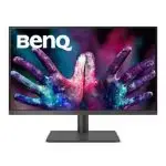 Écran BenQ PD2705U 27 pouces affichant une image en 4K UHD.