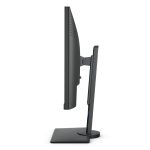 Réglage ergonomique de l’écran BenQ PD2705U en hauteur et inclinaison.