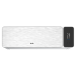 Climatiseur Split Mural 24000 BTU Silver avec capacité de refroidissement et chauffage.
