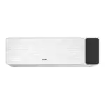Télécommande du climatiseur split mural 9000 BTU posée sur une table