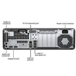 Vue avant du HP Elitedesk 800 G3 Mini, design compact et moderne