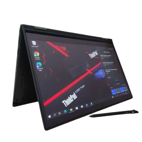 Lenovo ThinkPad X390 Yoga en mode tablette – flexibilité et performance