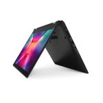 Lenovo ThinkPad X390 Yoga en position laptop sur un bureau