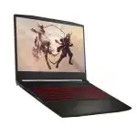 Clavier rétroéclairé rouge du MSI GF63 12VF avec touches précises et confortables.