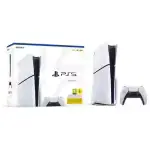 Écran affichant le menu de la PS5 avec des jeux