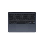 Vue avant du MacBook Air M3 2024, écran allumé