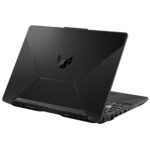 Vue arrière du PC portable gaming