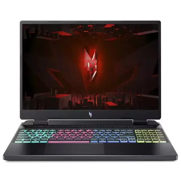 Vue avant de l’Acer Nitro 16 avec écran QHD