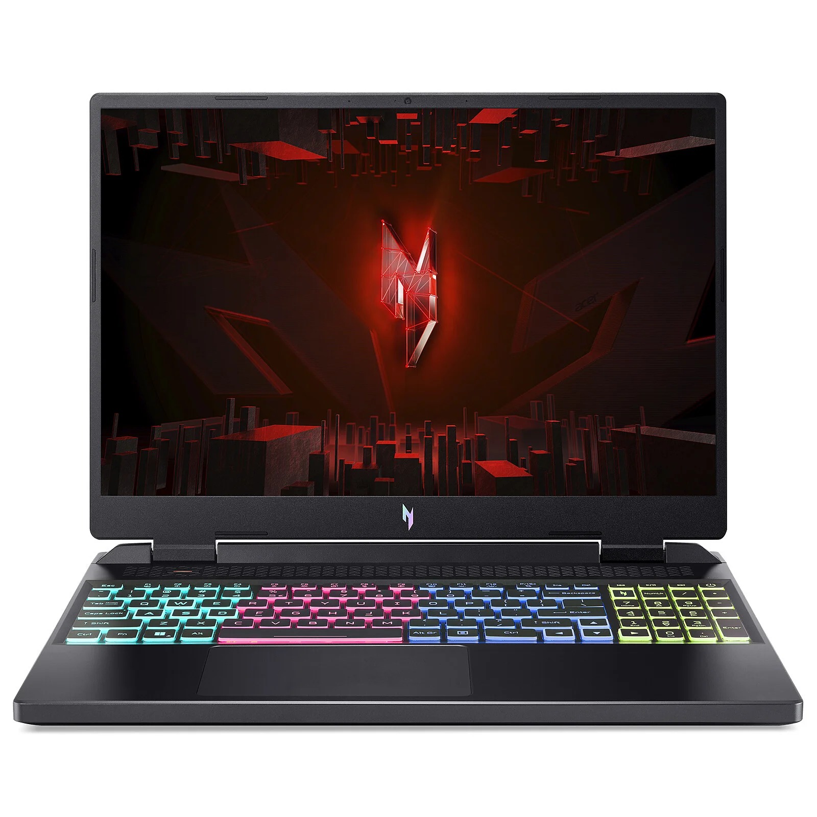 Vue avant de l’Acer Nitro 16 avec écran QHD