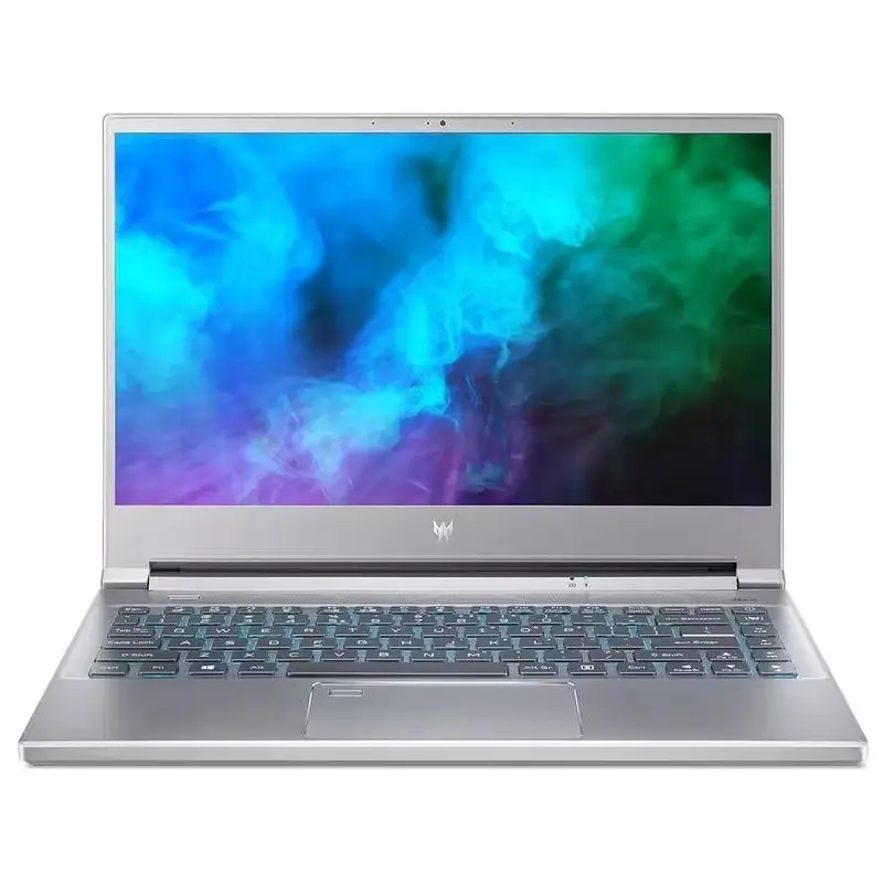 Vue avant du Acer Predator Triton 300 SE avec écran allumé