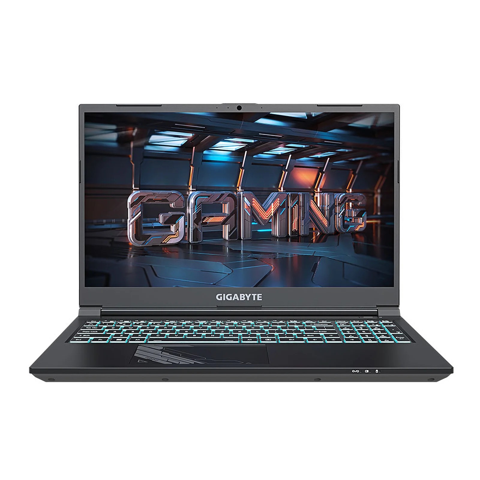 GIGABYTE G5 KF5 – Vue avant écran allumé
