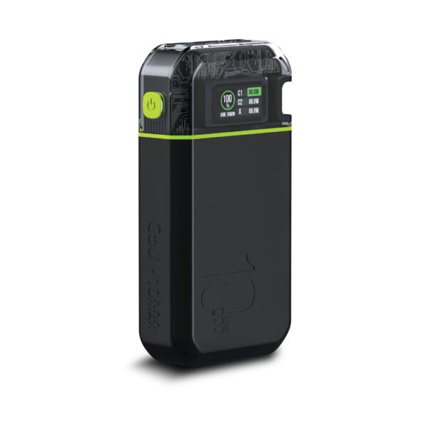Vue avant de la GOUI Power Bank avec écran allumé