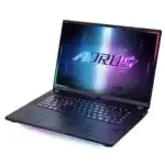 Arrière du laptop avec système de ventilation