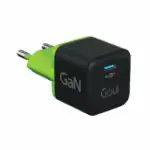 Chargeur Goui 30W vue de face – design noir avec port USB-C