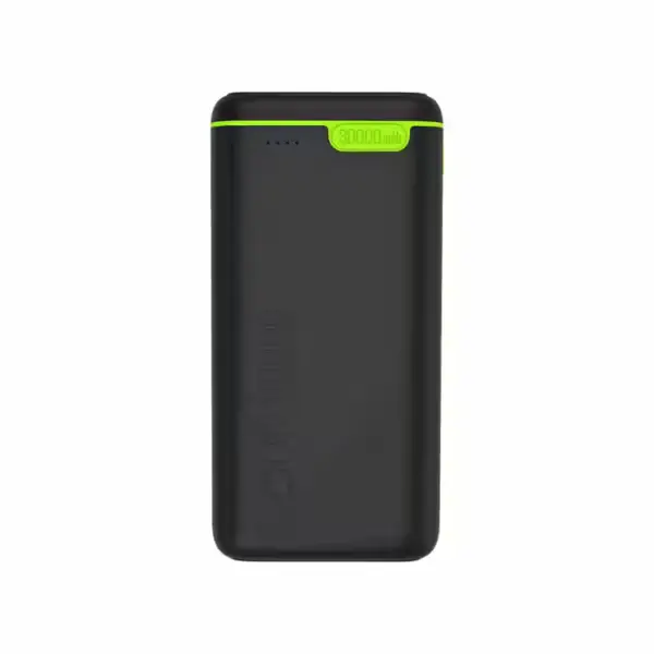 Batterie externe Goui KIGO 30 noire 30,000 mAh en vue de face