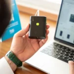 Goui P10 Power Bank avec indicateur LED allumé