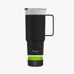 Vue latérale montrant la finesse du Power Bank