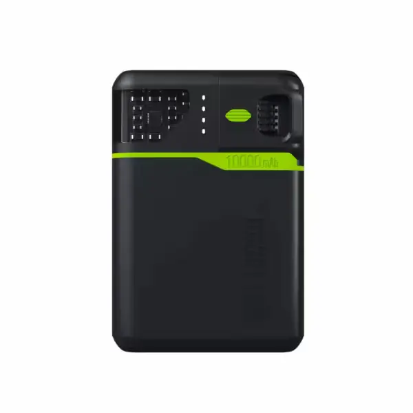 Vue de face du Goui Sigo Power Bank 10 000mAh noir