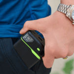 Goui Sigo Power Bank dans un sac de voyage
