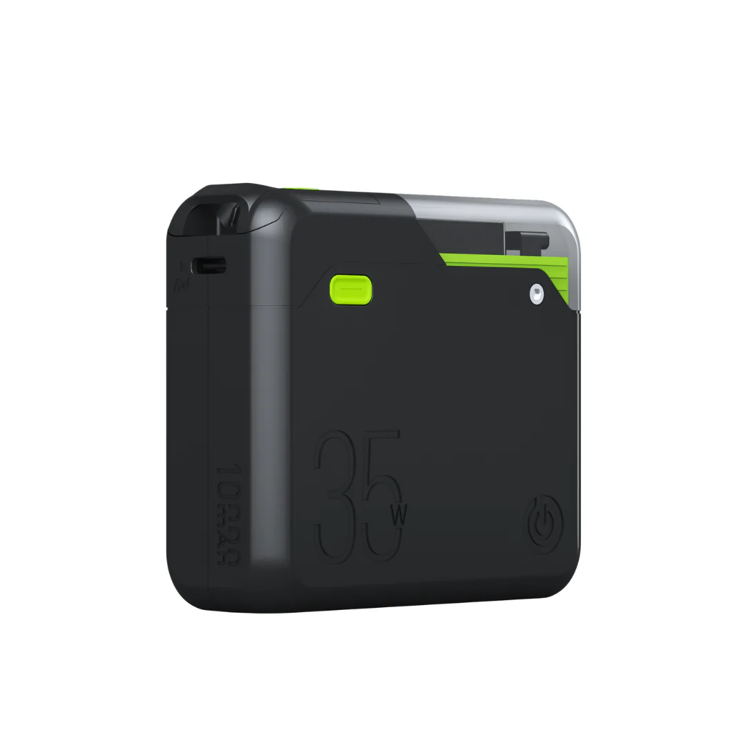 Goui Titan Power Bank 10 000mAh – 35W (1) Power Bank Goui Titan35 vue de face avec ports visibles