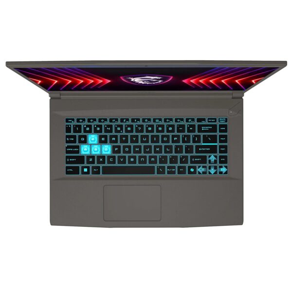 Clavier rétroéclairé QWERTY du MSI Thin