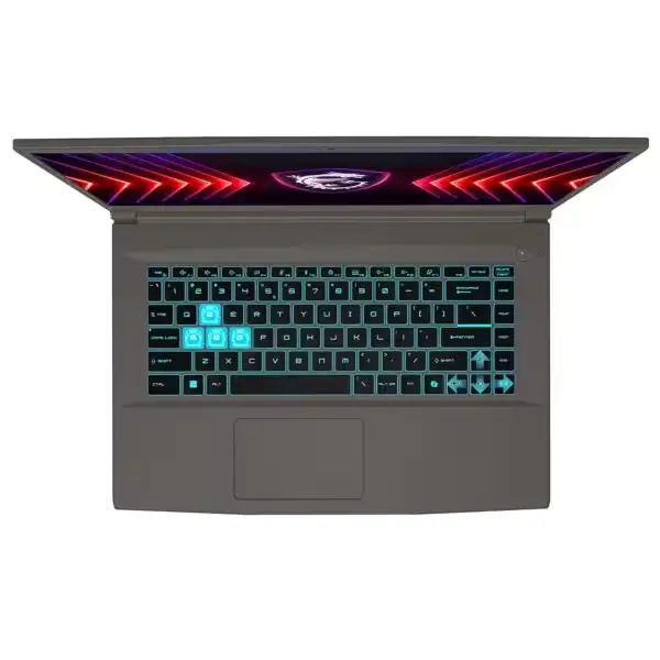 Clavier rétroéclairé QWERTY du MSI Thin