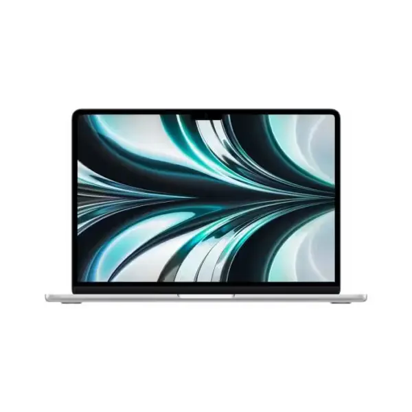 MacBook Air M2 13 pouces ouvert sur bureau minimaliste