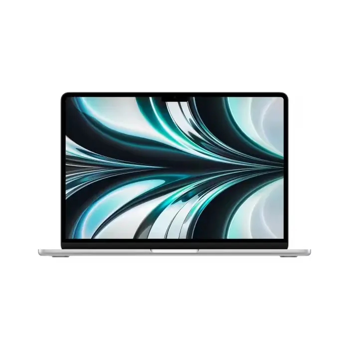 MacBook Air M2 13 pouces ouvert sur bureau minimaliste