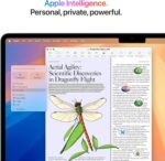 Vue de face du MacBook Air M4 15 pouces sur un bureau moderne