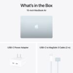 Vue arrière du MacBook Air M4 fermé