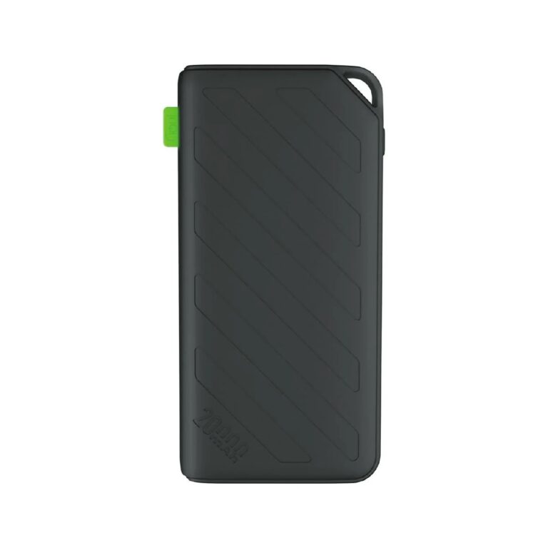Power Bank Goui Brave Plus 20000mAh posée à plat, vue de face