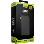 Goui Power Bank placé à côté d’un smartphone pour comparer la taille