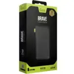 Goui Power Bank placé à côté d’un smartphone pour comparer la taille