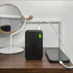 Ports USB-C et USB-A de la power bank Goui