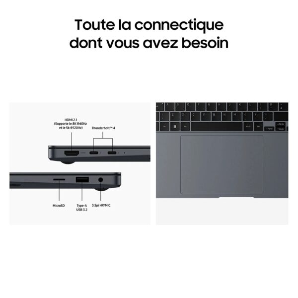 Samsung Galaxy Book4 Ultra – vue arrière avec logo