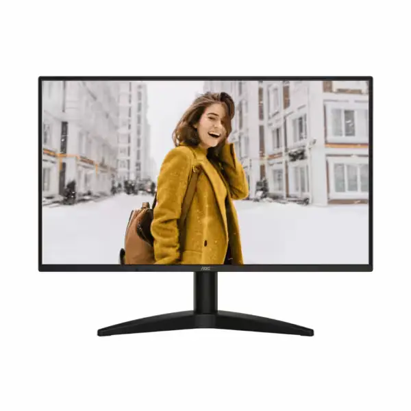 Moniteur AOC 24B36H de face avec affichage Full HD