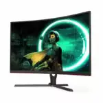 Connectique du AOC C32G3E 32″ 165Hz à l’arrière