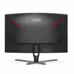 Vue latérale du AOC C32G3E avec pied inclinable