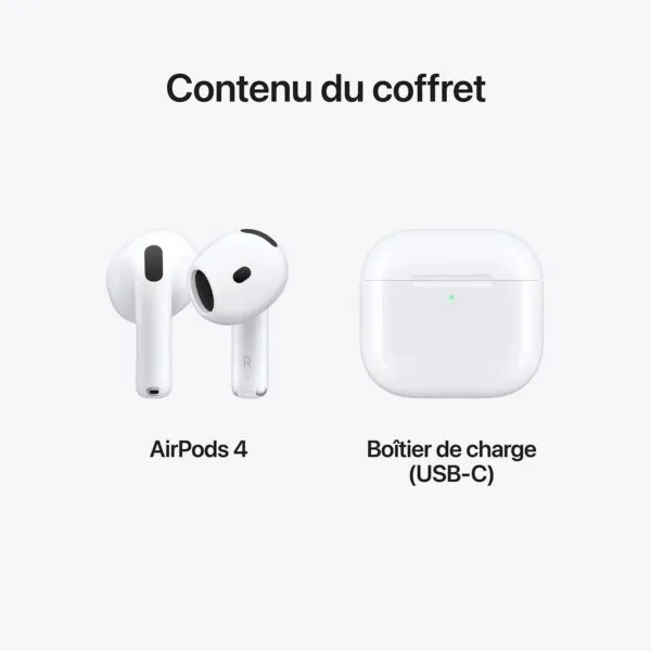AirPods 4 en utilisation extérieure